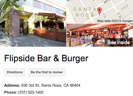 Flipside Bar & Burger | Google 3D Tour Santa Rosa