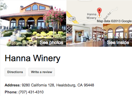 Hanna Winery | Google 3D Tour Healdsburg