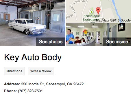 Key Auto Body | Google 3D Tour Sebastopol