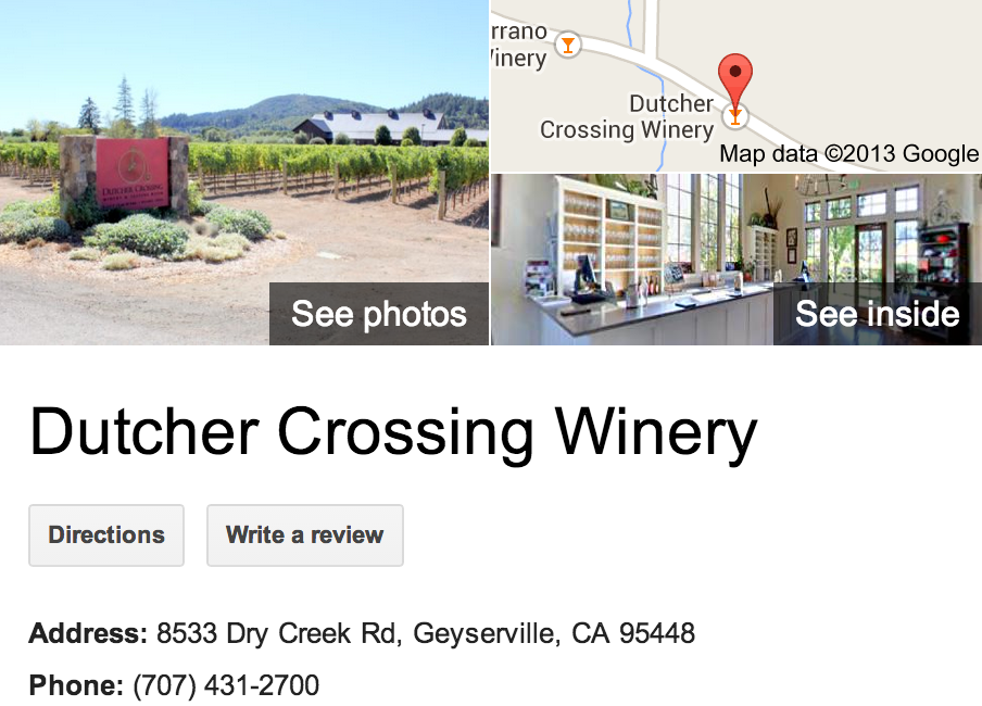 Dutcher Crossing Winery | Google 3D Tour Geyserville