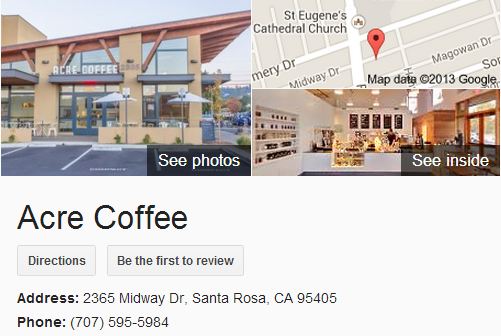 Google Business View for a Coffee Shop. Look Inside!