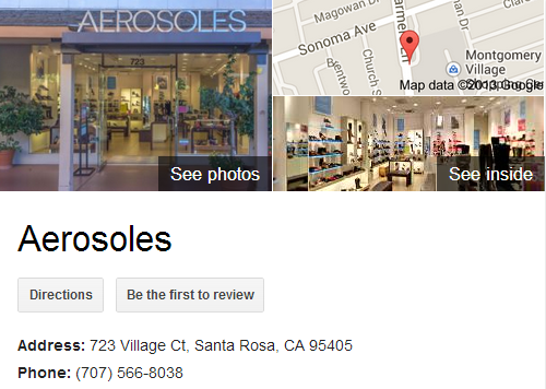 Google Business View for a Shoe Store. Look Inside!