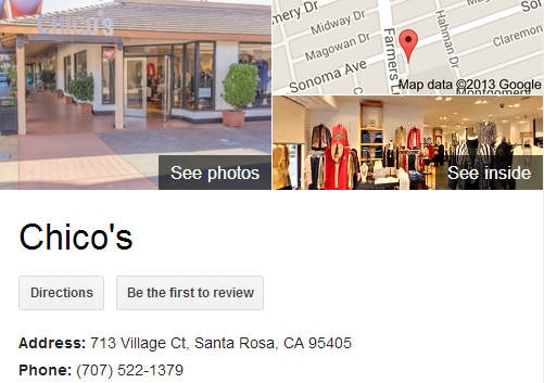 Google Business View for a Women's Clothing Store. Look Inside!