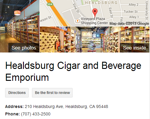 Google Business View for Tobacco Shop . Look Inside!