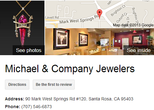 Google Business View for Jewelry Designer. Look Inside!