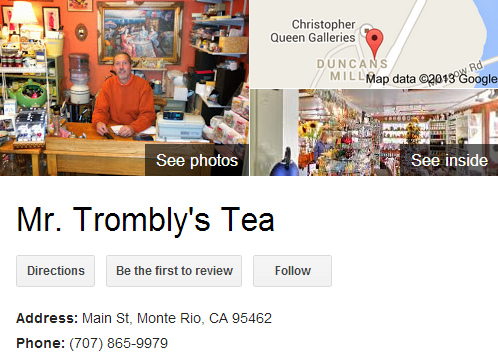 Google Business View for a Tea Store. Look Inside!