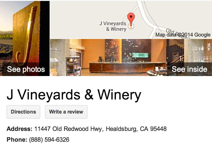 Google Business View for a Winery.  Look Inside!