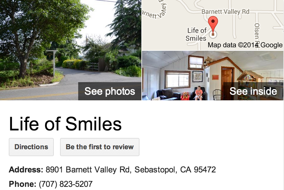 Google Business View for a Pediatric Dentist.  Look Inside!