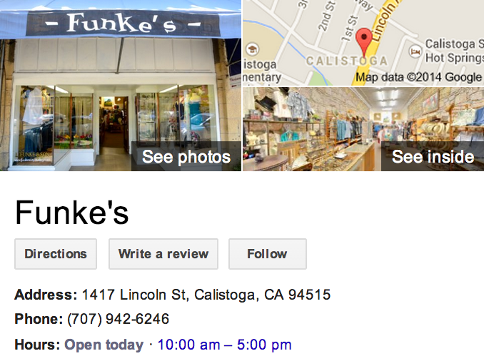 Google Business View for a Department Store.  Look Inside!