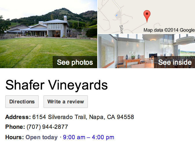 Google Business View for a Vineyard.  Look Inside!