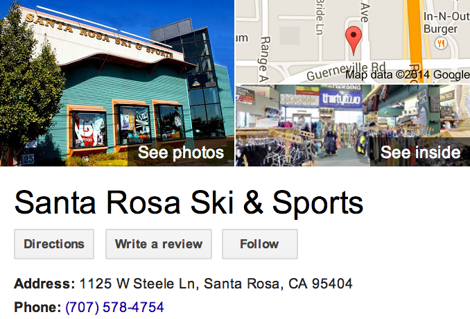 Google Business View for a Sports Shop.  Look Inside!