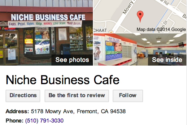 Google Business View for a Print Shop.  Look Inside!